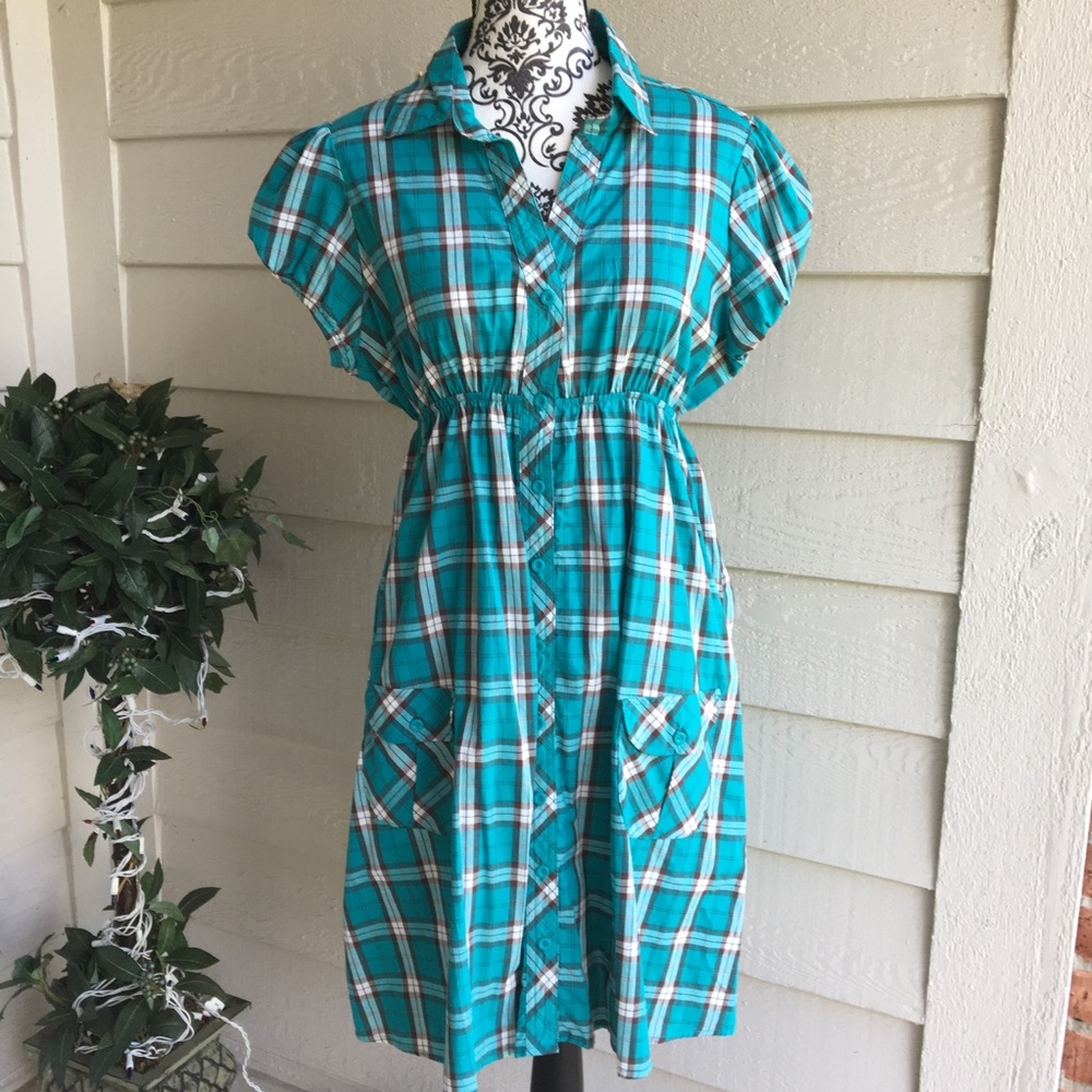 L.e.i Plaid Sundress By Taylor Swift